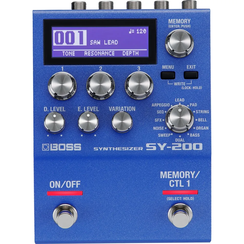 Boss SY-200 Synthesizer Pedal