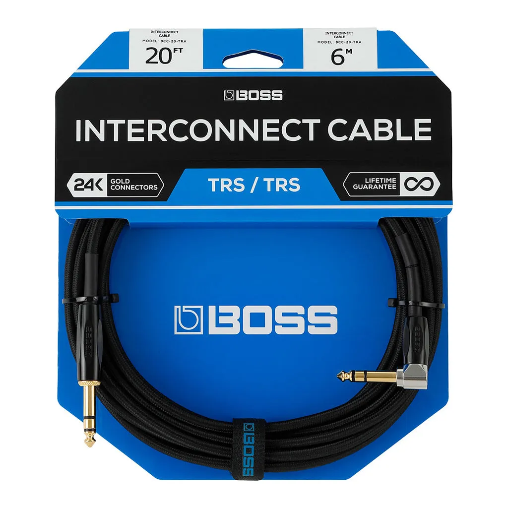 Boss TRS Footswitch Cable 20ft