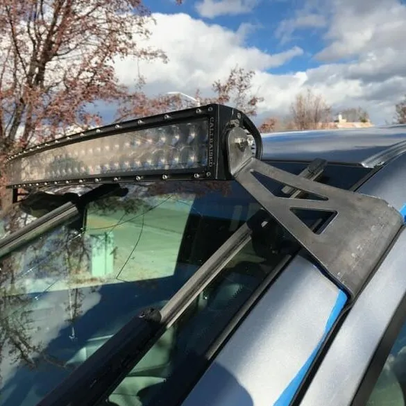 Cali Raised LED 2007-2021 Toyota Tundra 52" Curved LED Light Bar Roof Brackets Kit
