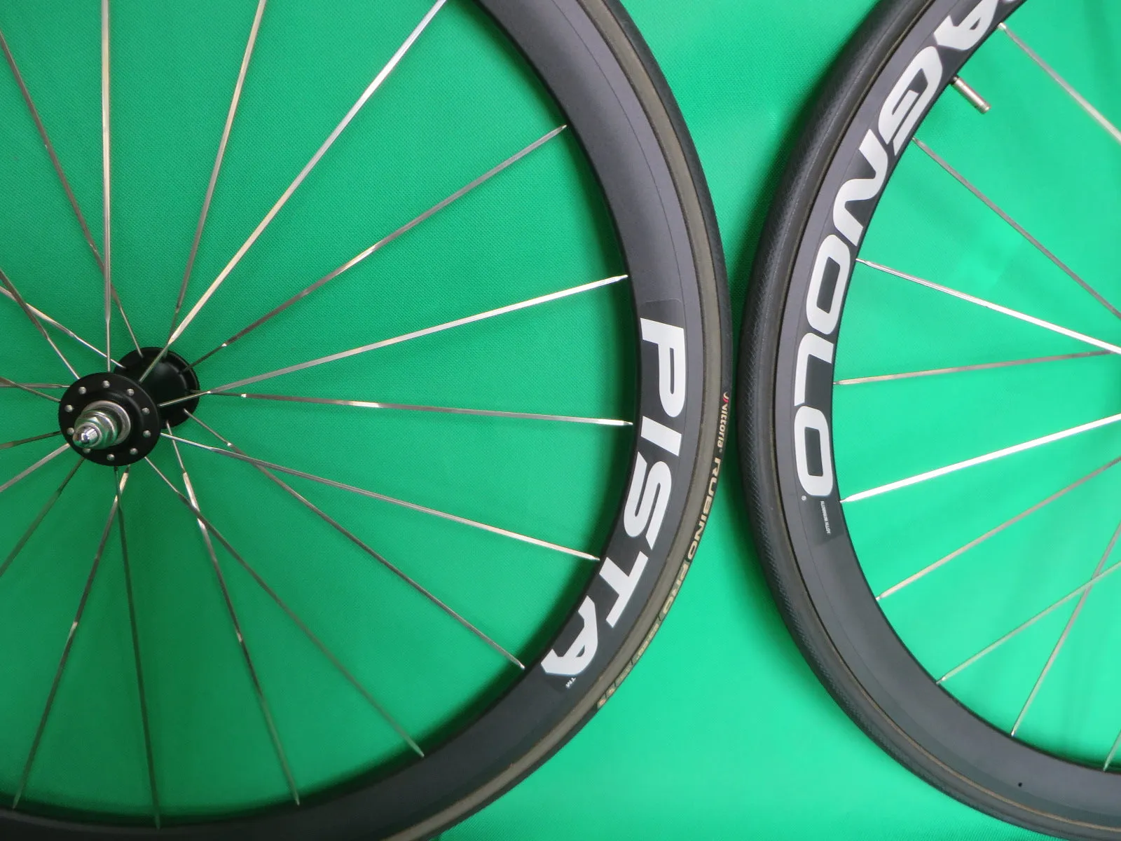 Campagnolo Pista Track Wheel Set Tubular 700c 120mm