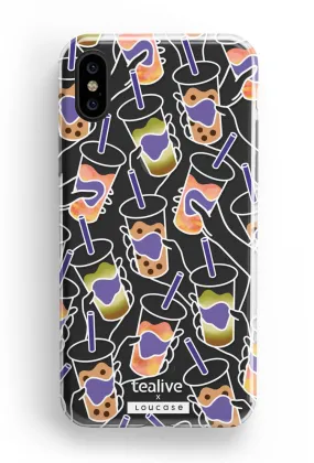 Cheers for Boba & Tealive Strawless Cup - KLEARLUX™ Limited Edition Tealive x Casesbywf Phone Case | LOUCASE