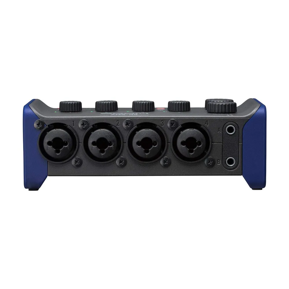 [CLEARANCE] Zoom AMS-24 / AMS-44 Portable 4-Channel USB Audio Interface with XLR/TRS Combo Input Jack, Switchable Inputs, Stereo Link, 3.5mm Headphone Outputs, USB-C Interface and AA Battery Operation for Musicians AMS 24 AMS 44