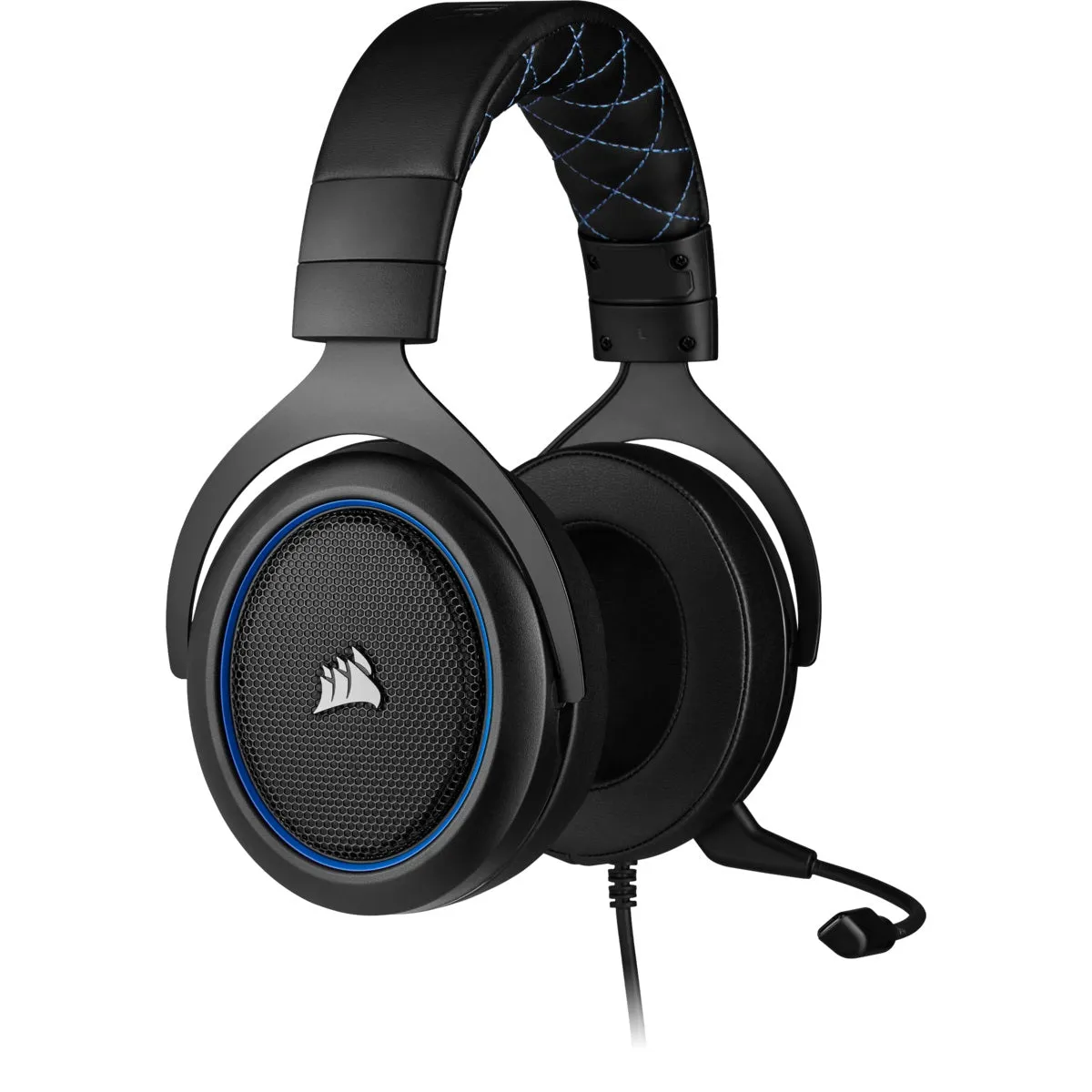 Corsair Headset HS50 Pro Stereo Gaming Headset for Playstation 4 and Mobile - Blue
