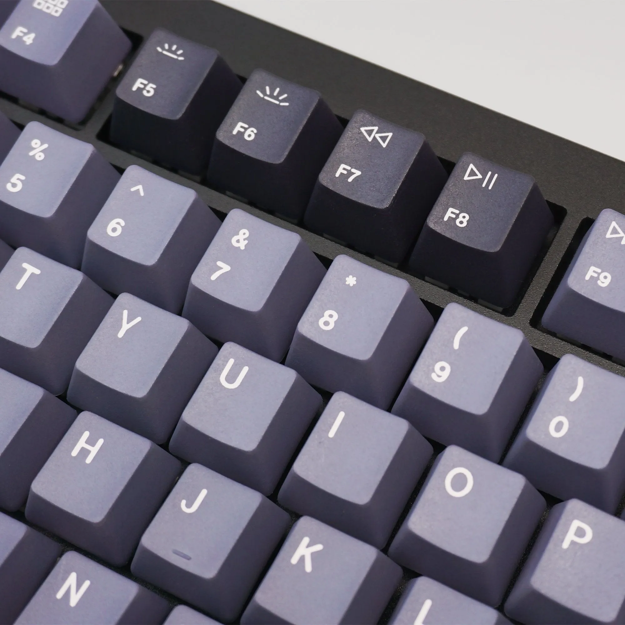 Custom Q1 QMK Mechanical Keyboard (Q1 Carbon Black w/ Knob)(Dolch Red Keycap)