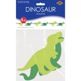Dinosaur Streamer, 5in x 9ft