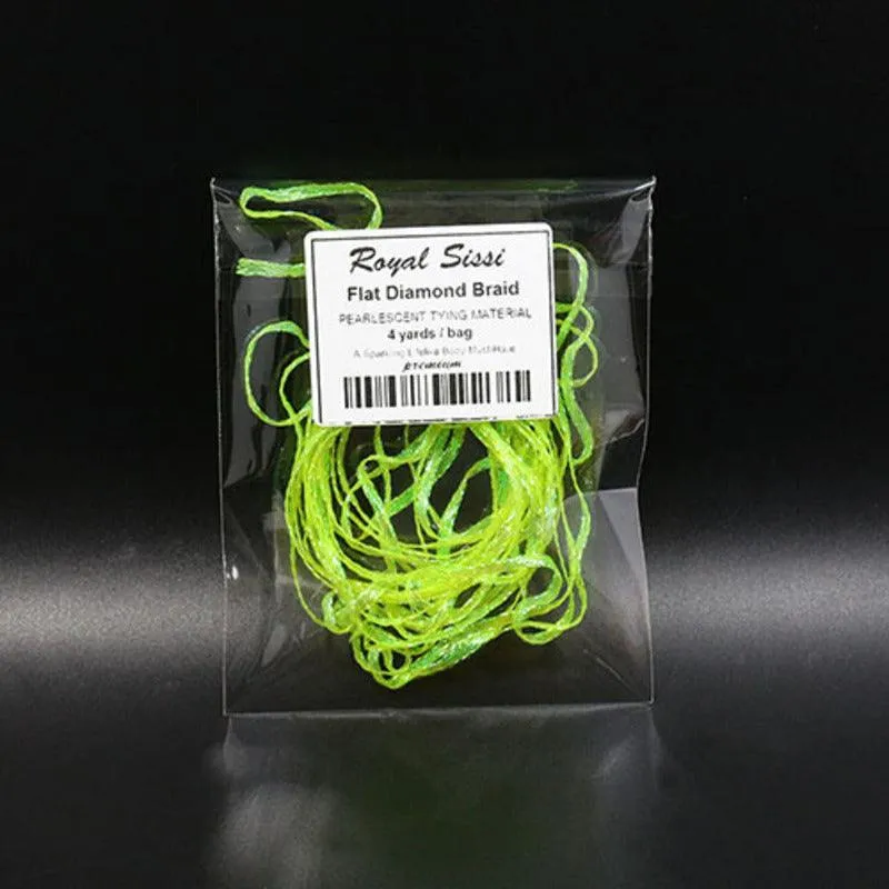 Dr.Fish  1 pcs Diamond Braid Crystal Flash  Fly Tying Materials (10 colors)