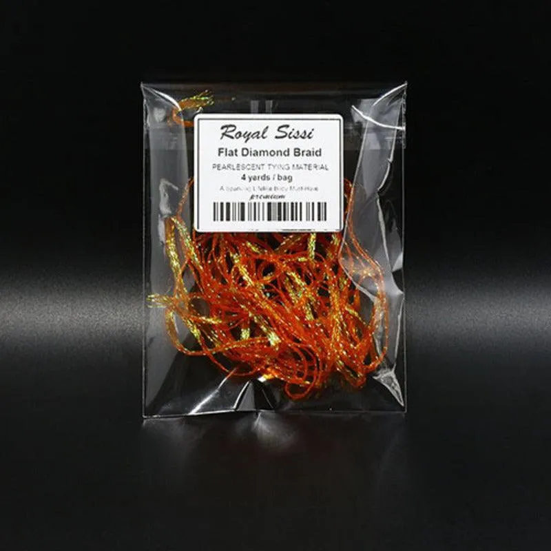 Dr.Fish  1 pcs Diamond Braid Crystal Flash  Fly Tying Materials (10 colors)