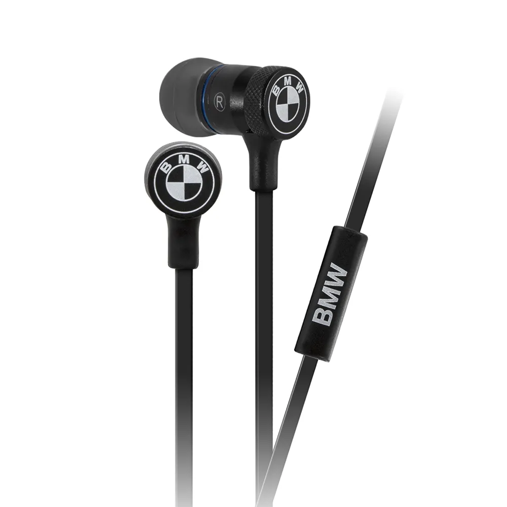 Earphones - Black With Logo - BMW
