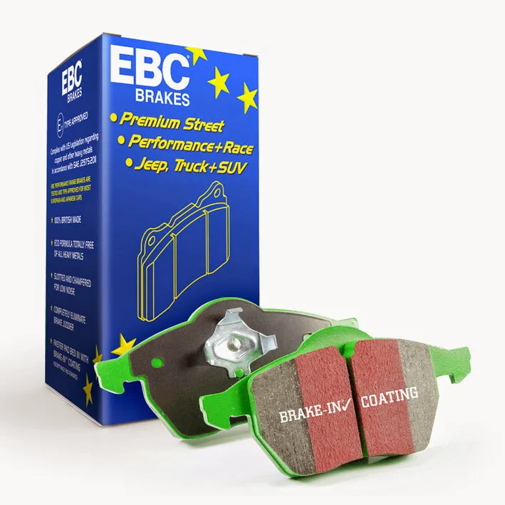 EBC Brakes DP71742 7000 Series Greenstuff Low Dust Truck/SUV Brake Pads; FMSI Pad No. D1092;
