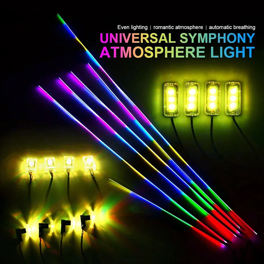 Emitting Color: RGB - 18 in 1 Dual Zone Symphony Streamer LED