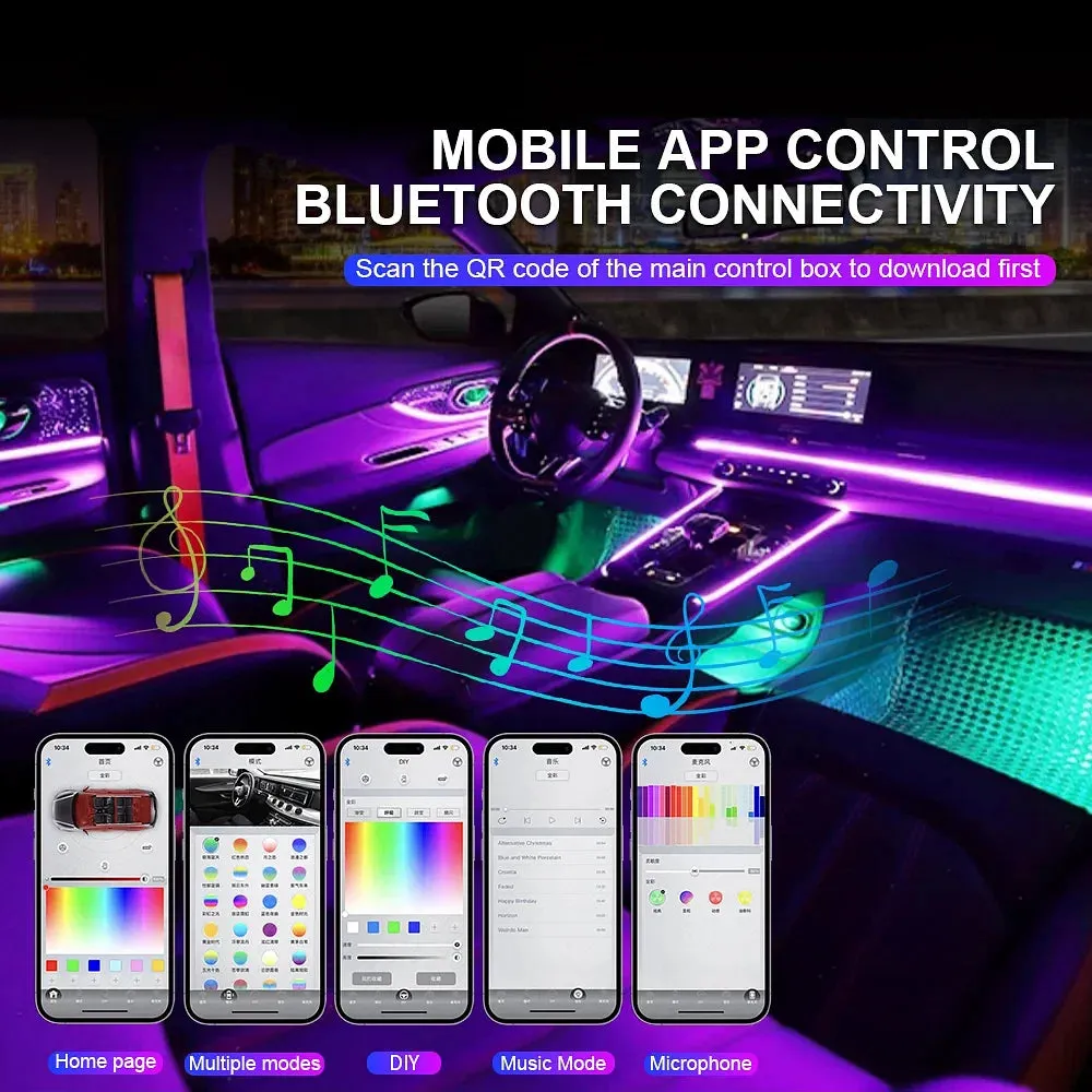 Emitting Color: RGB - 18 in 1 Dual Zone Symphony Streamer LED