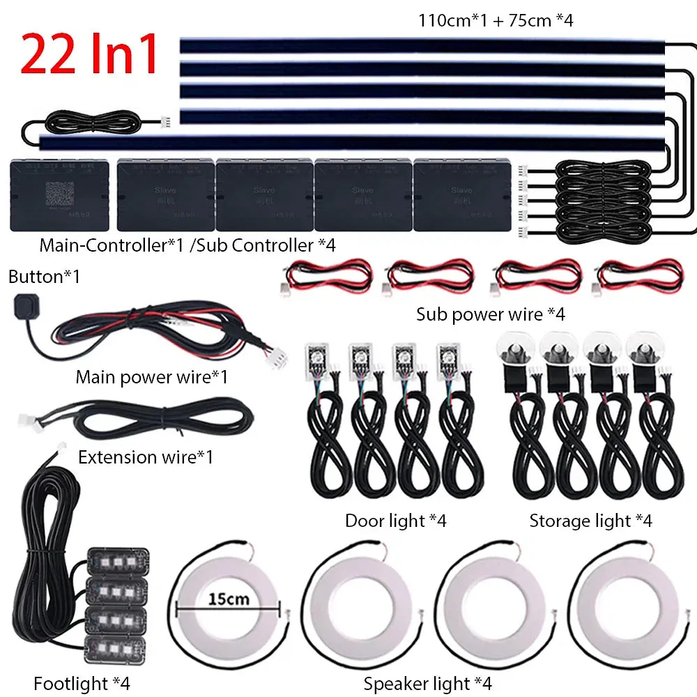 Emitting Color: Warm White - 18 in 1 Dual Zone Symphony Streamer