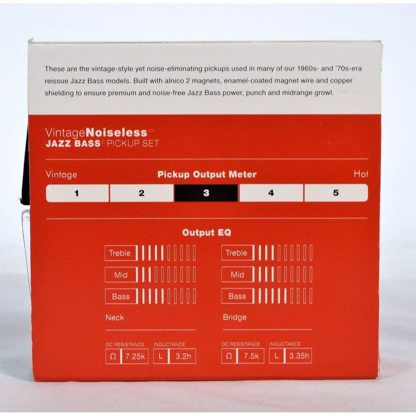 Fender Vintage Noiseless Jazz Bass Pickup Set