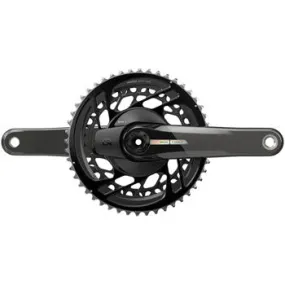 Force AXS Power Meter Bicycle Crankset - 175mm, 2x 12-Speed, 48/35t, Direct Mount, DUB Spindle Interface, Iridescent Gray, D2