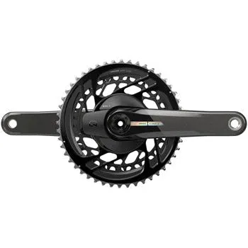 Force AXS Power Meter Bicycle Crankset - 175mm, 2x 12-Speed, 48/35t, Direct Mount, DUB Spindle Interface, Iridescent Gray, D2