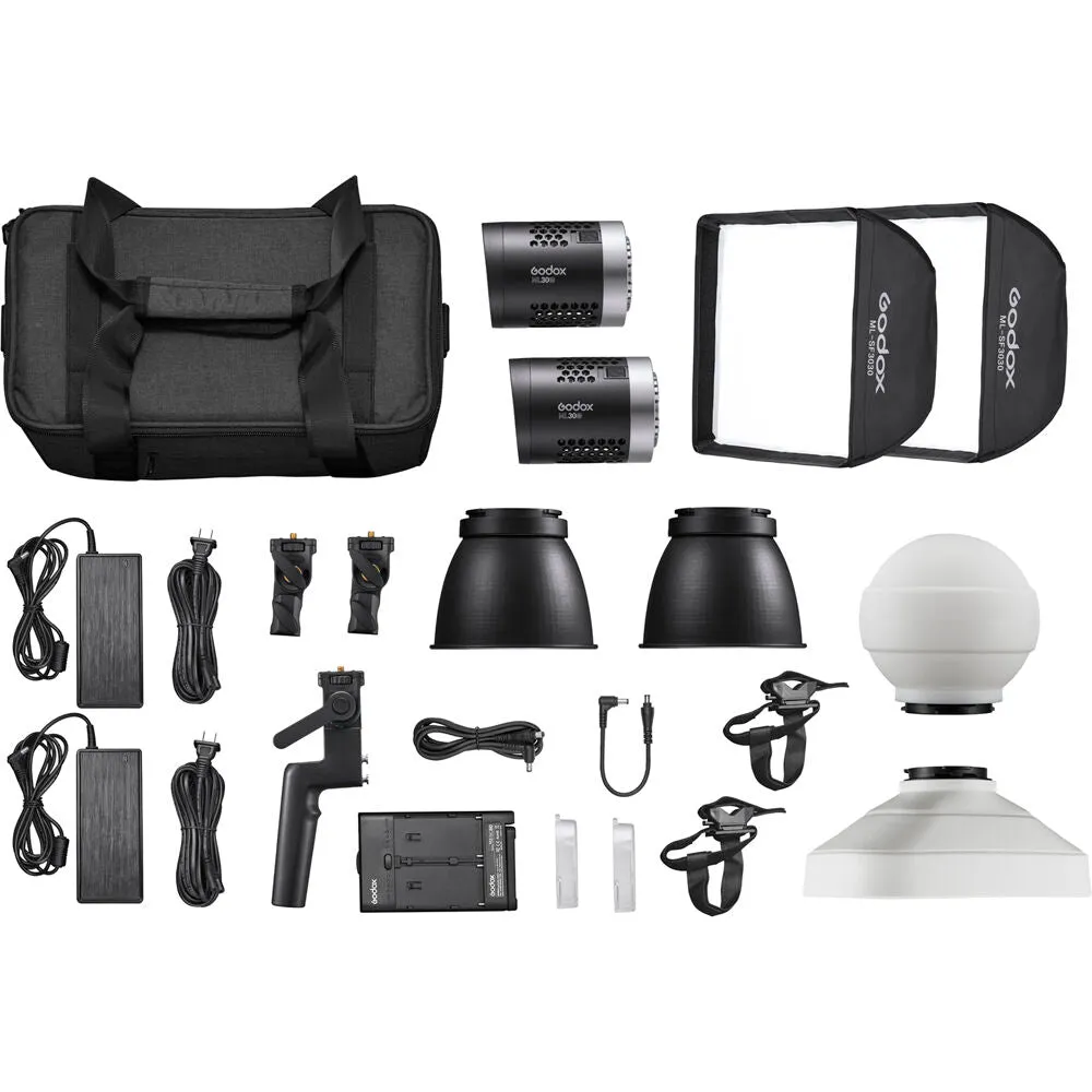 Godox Ml30Bi Bi-Colour Led Light Inc Reflector