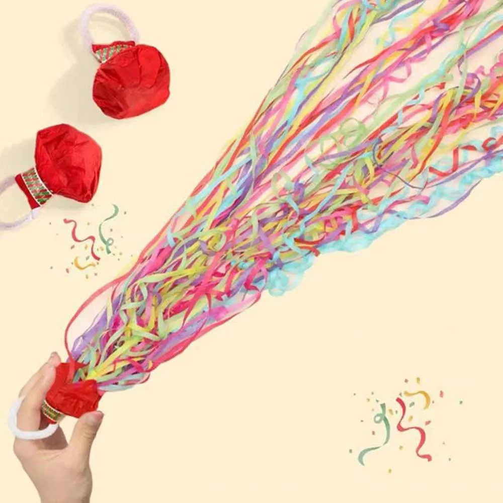 Hand Throwing Ribbons Wedding Streamers Hand Throw Confetti Streamer