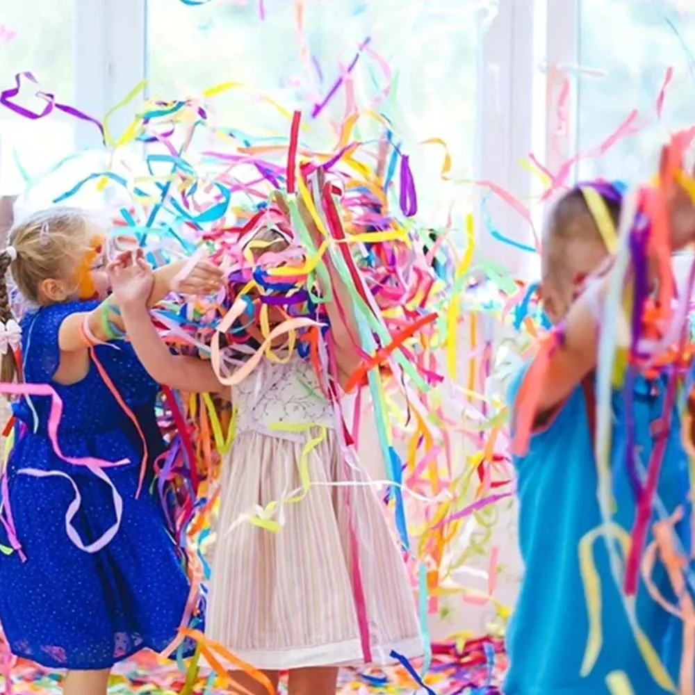 Hand Throwing Ribbons Wedding Streamers Hand Throw Confetti Streamer