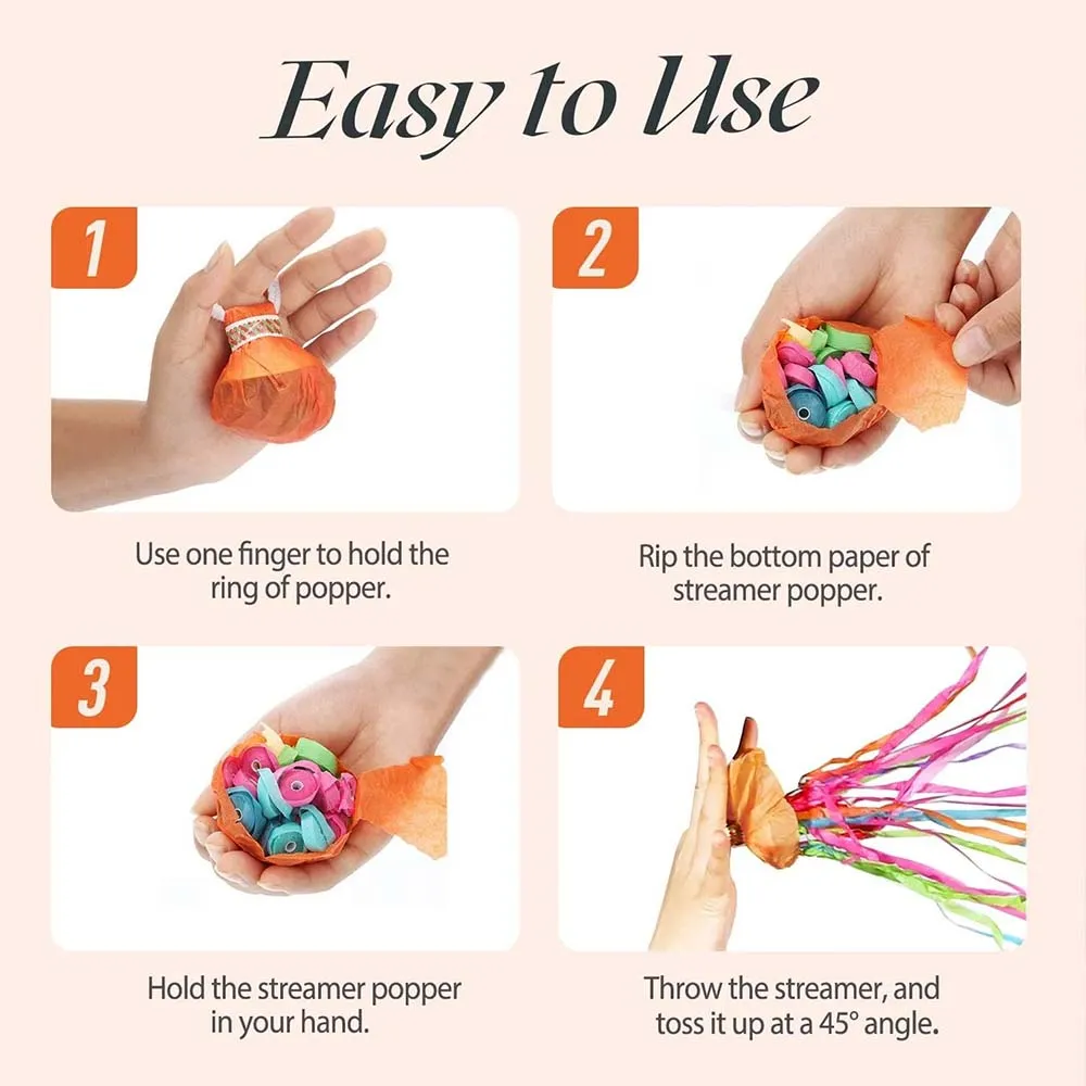 Hand Throwing Ribbons Wedding Streamers Hand Throw Confetti Streamer