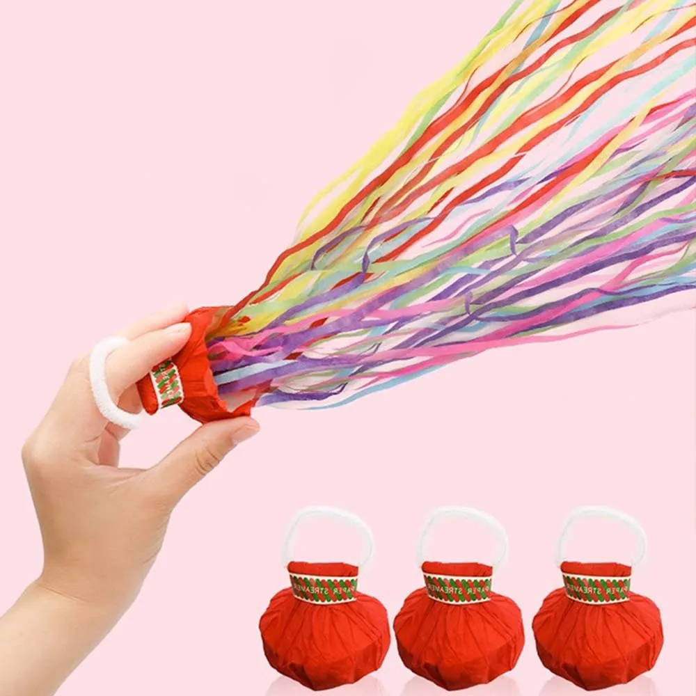 Hand Throwing Ribbons Wedding Streamers Hand Throw Confetti Streamer