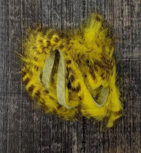 Hareline Dubbin Magnum Brown Barred Rabbit Strips
