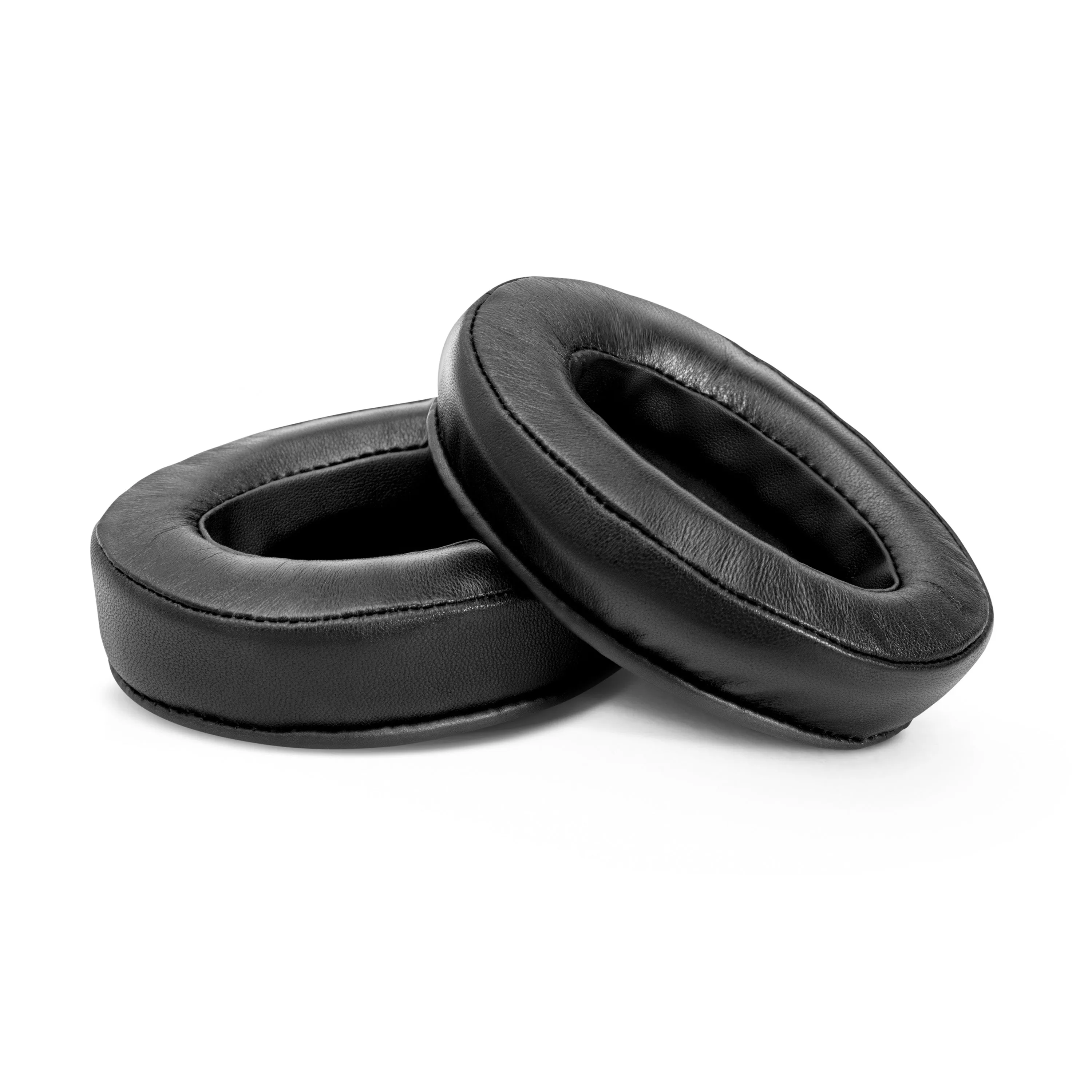 Headphone Memory Foam Earpads - Oval  - Sheepskin Leather