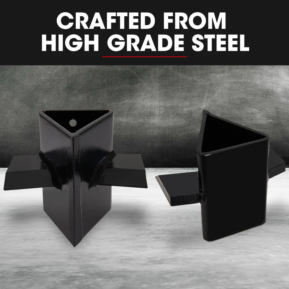 High-Strength Steel 4-Way Log Splitter Wedge for 8 & 9 Tonne - Baumr-AG