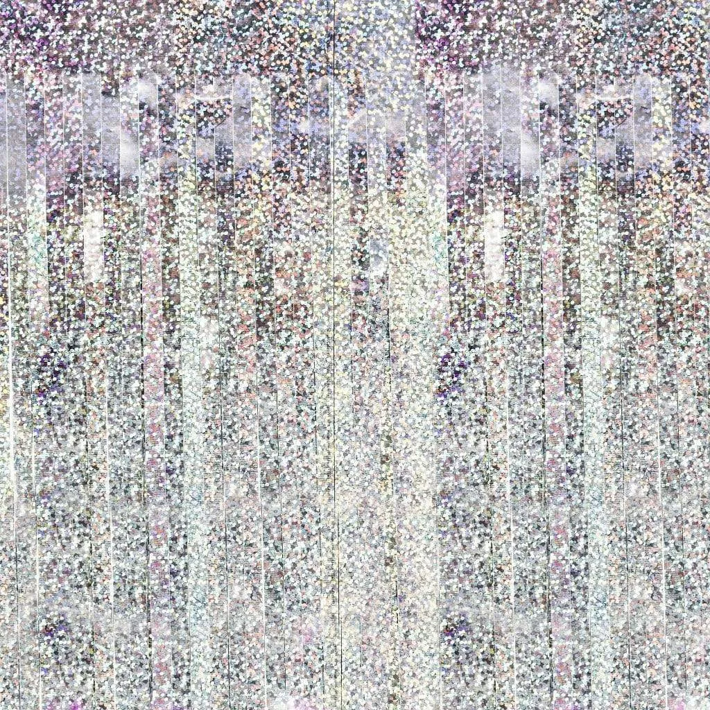 Holographic Shimmer Foil Curtain