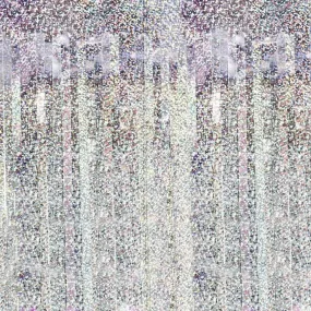 Holographic Shimmer Foil Curtain