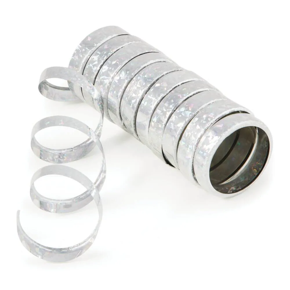 Holographic Streamers Silver