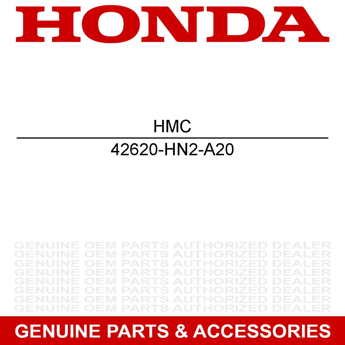 Honda 42620-HN2-A20 lefthand Rear Hub
