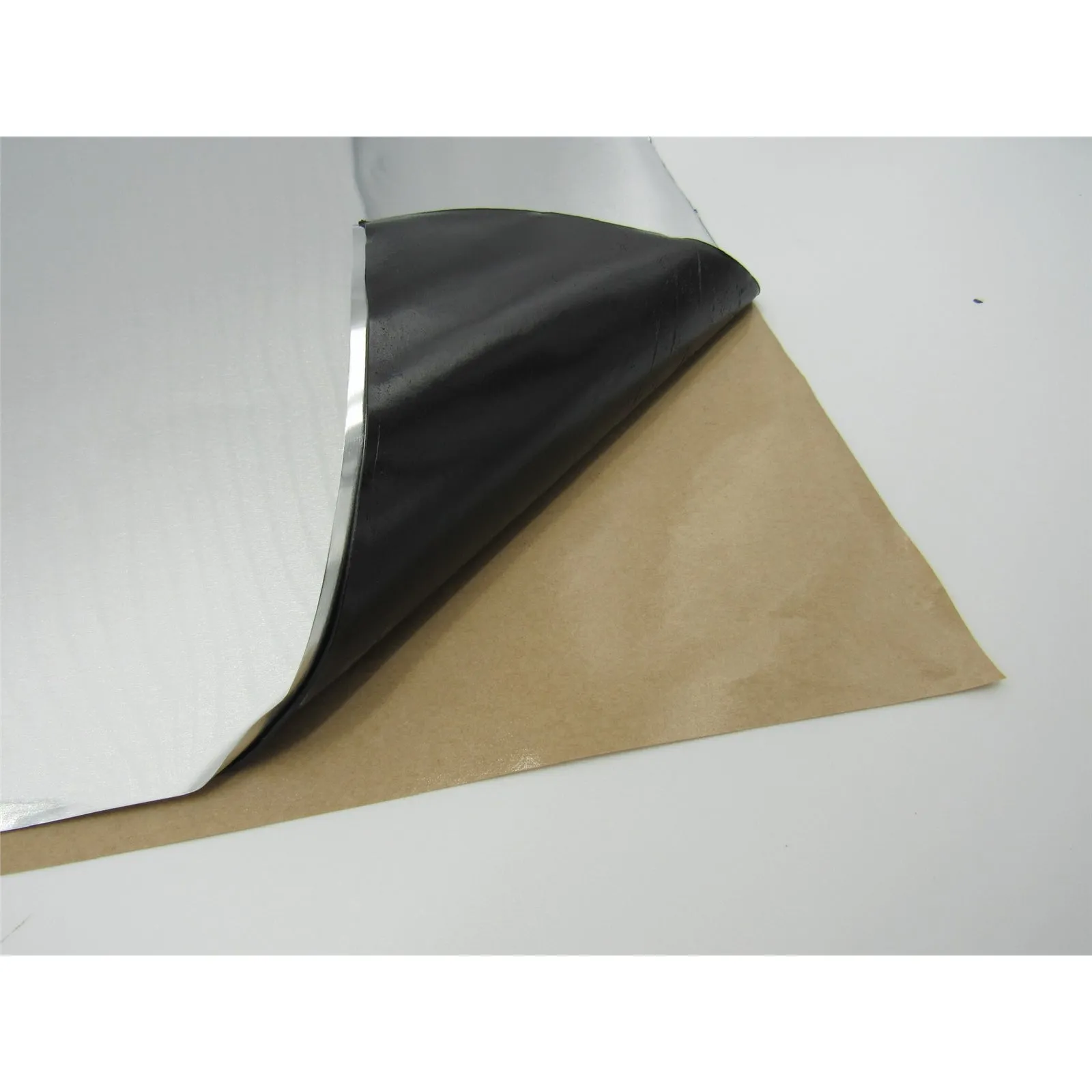 Hushmat Ultra Starter Kit Heat and Sound Barrier 12 x 12" Sheet 1/8" Thick Rubber - Silver