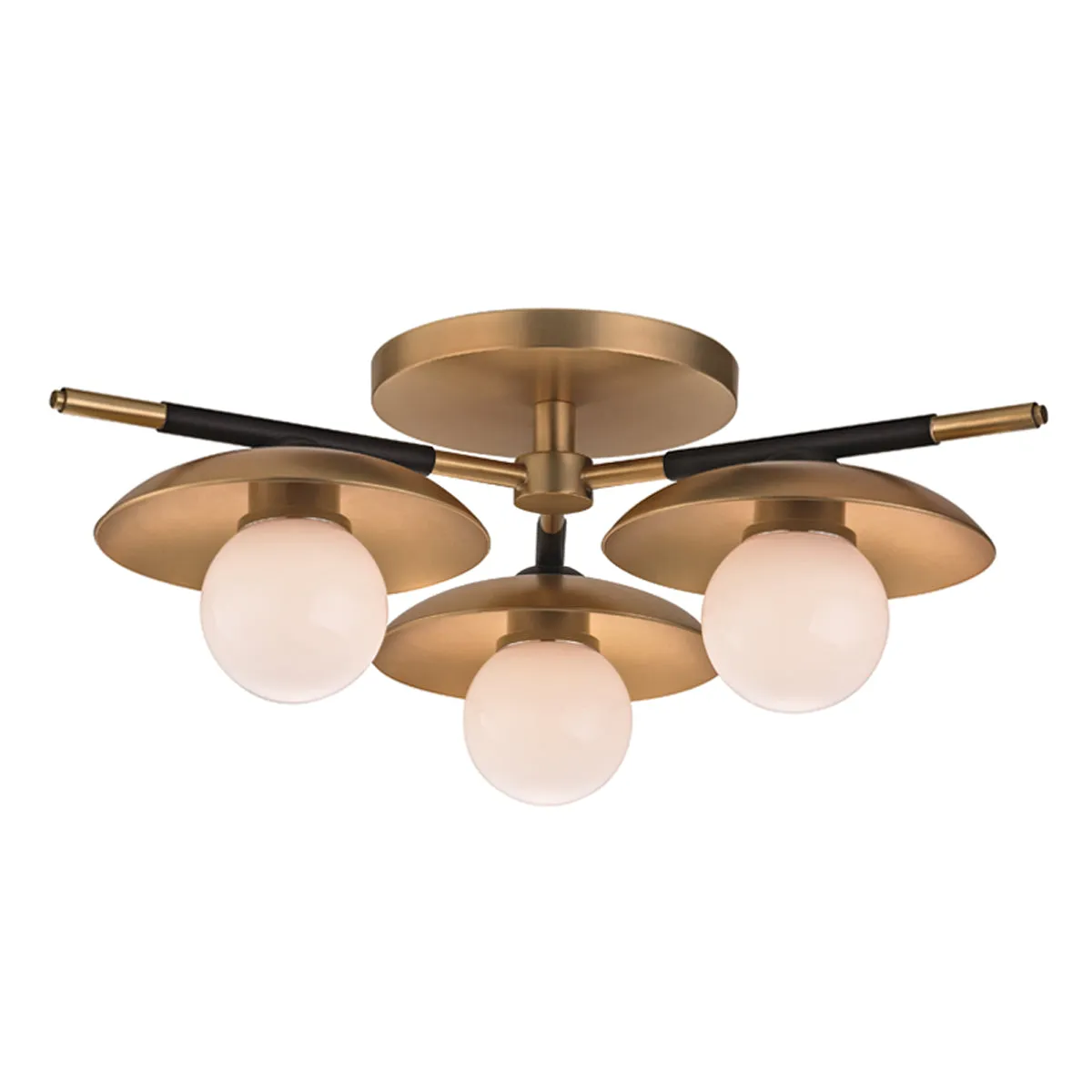 Julien 3-Light Semi-Flush Mount