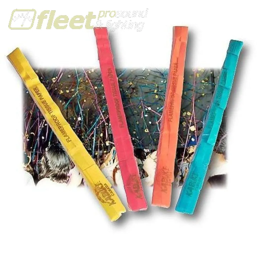 Kabuki Flameproof, Lightweight & Slow Falling Confetti - Speed Load - Red
