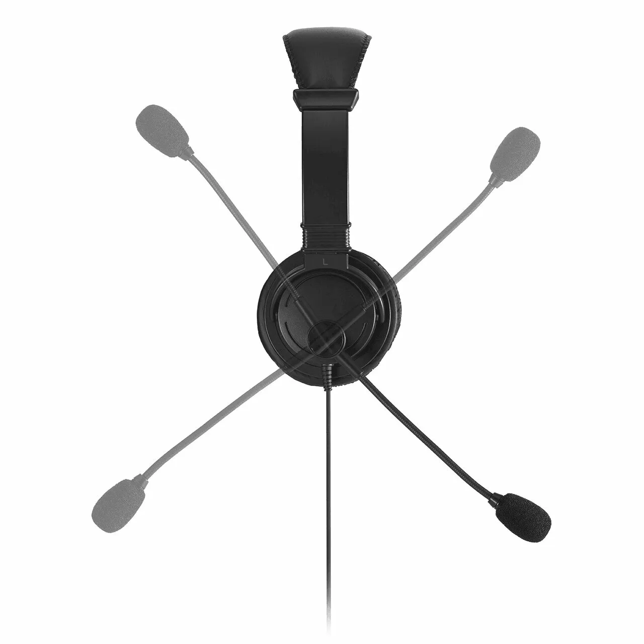 Kensington Headphones With Microphone Headset USB-C Black
