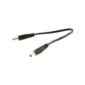 LED Light Bar DC Connector, Male-to-Male, Black, 18cm (7.08in) (69-LLA-01)