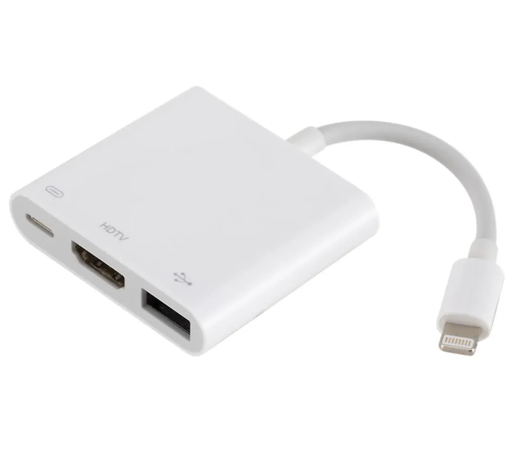 Lightning to OTG Digital AV Adapter, Lightning to HDMI USB Converter