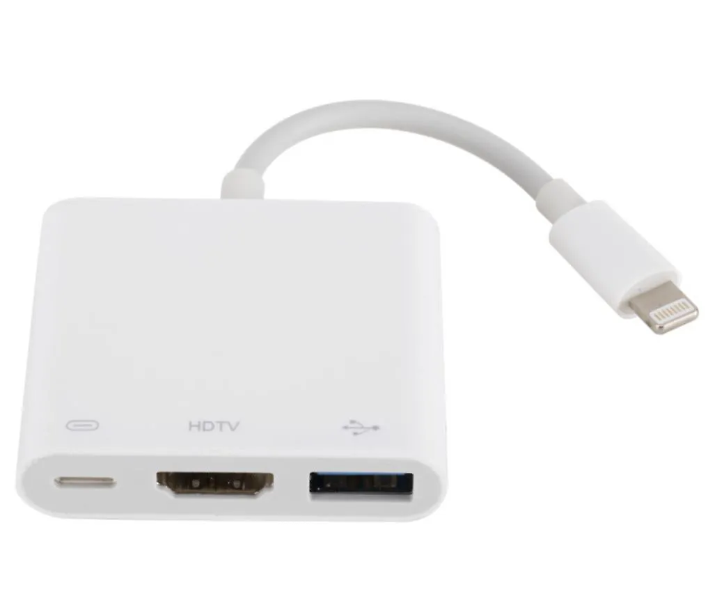 Lightning to OTG Digital AV Adapter, Lightning to HDMI USB Converter