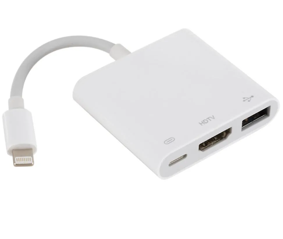 Lightning to OTG Digital AV Adapter, Lightning to HDMI USB Converter