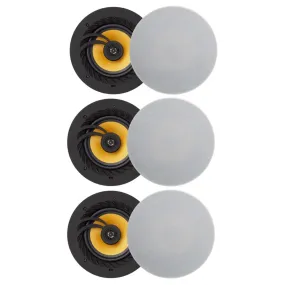 Lithe Audio 6 x Bluetooth Ceiling Speakers (3 Master & 3 Passive)