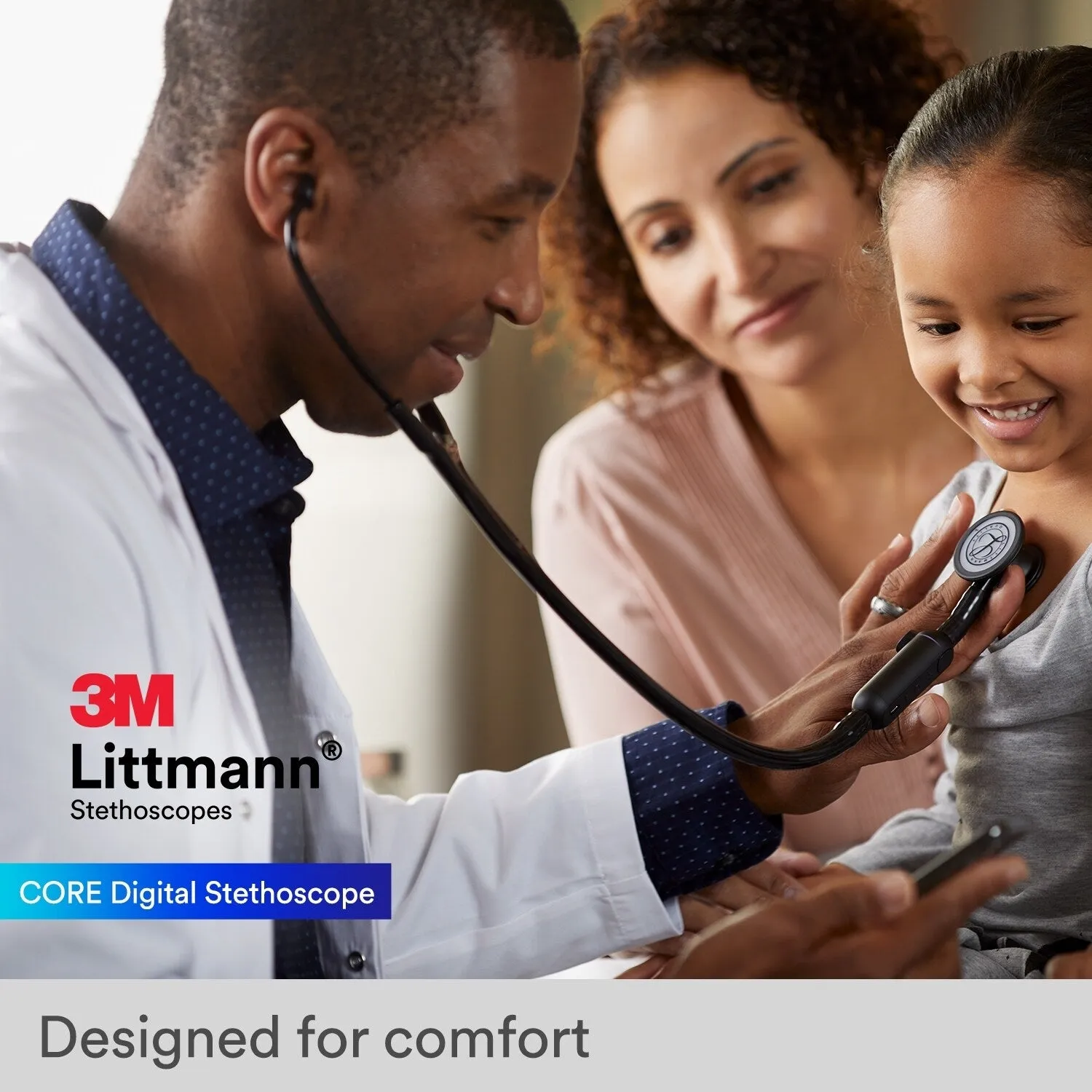 Littmann CORE Digital Stethoscope 8863 - High Polish Copper - Over Engraved
