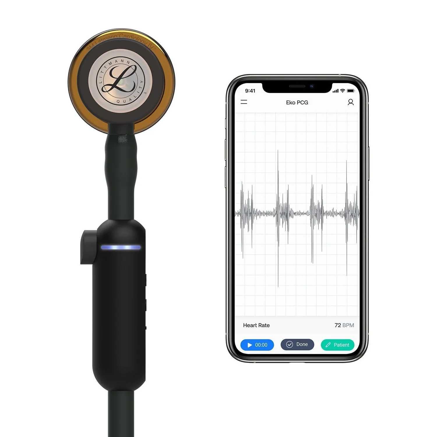 Littmann CORE Digital Stethoscope 8863 - High Polish Copper - Over Engraved