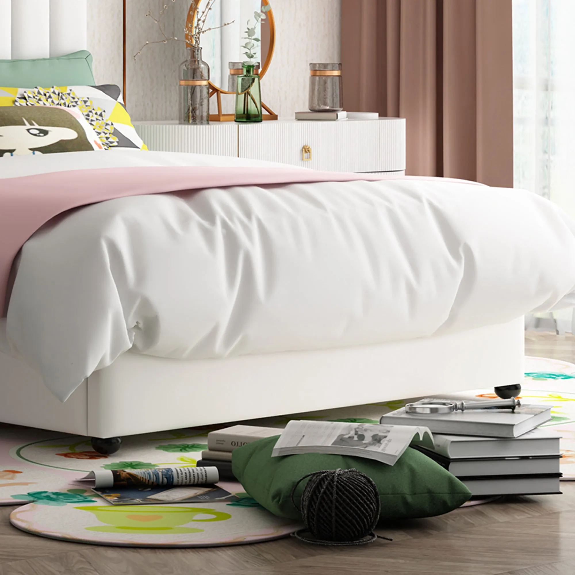 Makenna Upholstered Bed- Queen