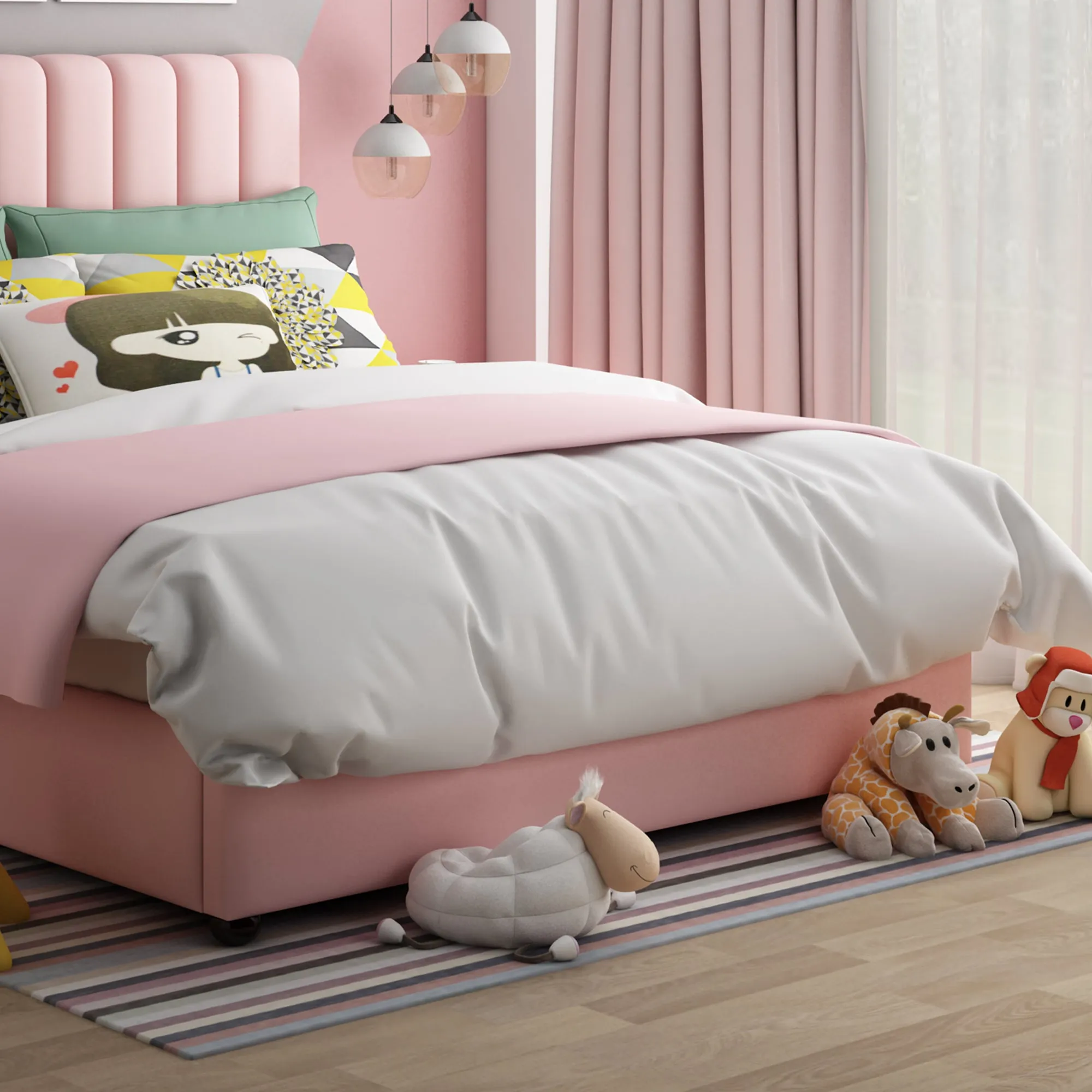 Makenna Upholstered Bed- Queen