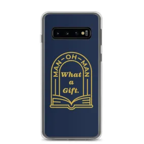 Man-oh-Man Bible in a Year Samsung Phone Case - Navy