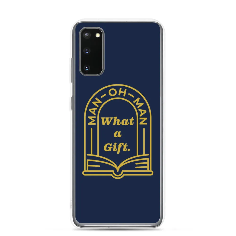 Man-oh-Man Bible in a Year Samsung Phone Case - Navy