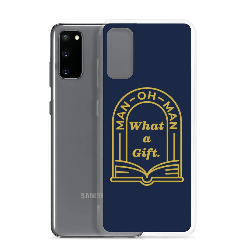 Man-oh-Man Bible in a Year Samsung Phone Case - Navy