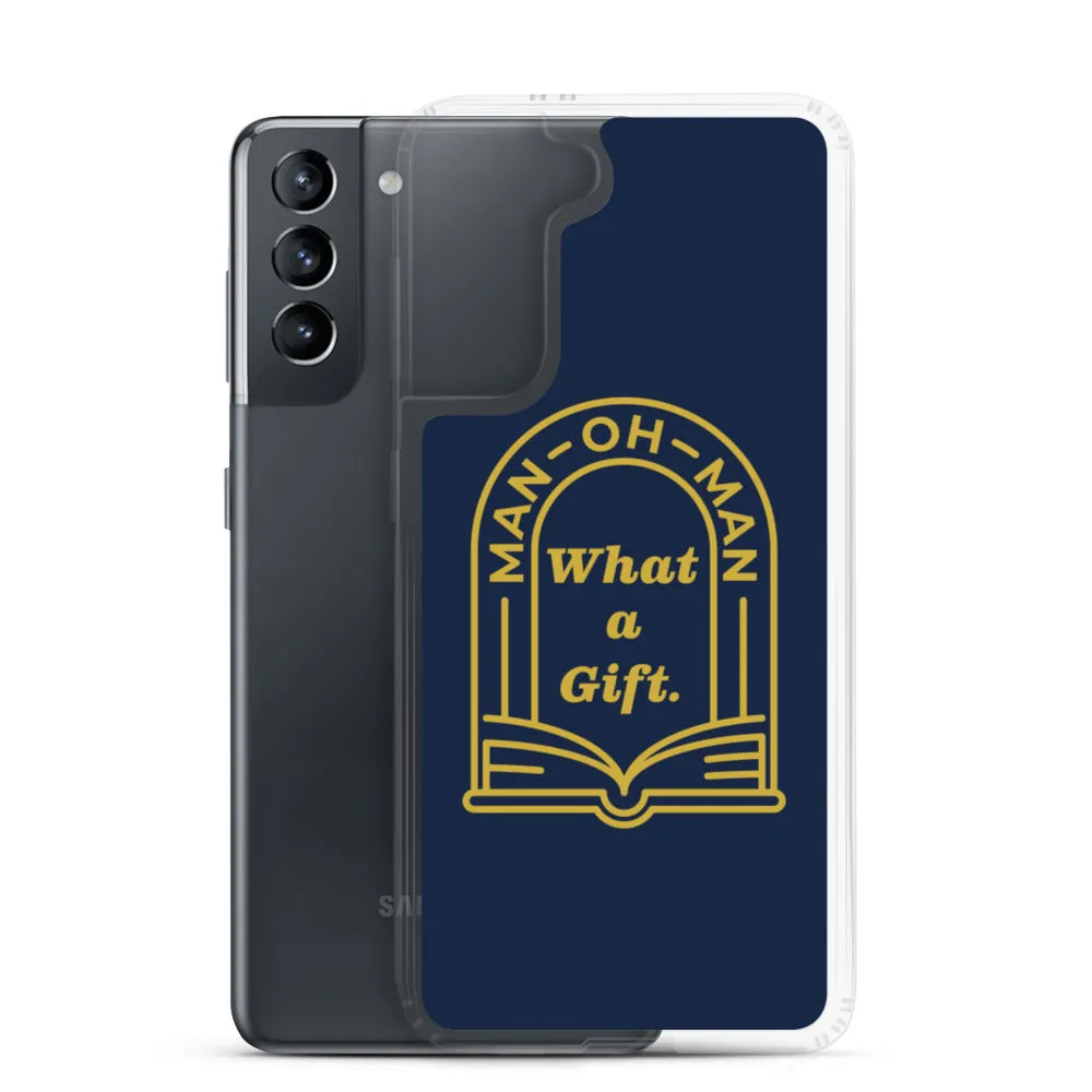 Man-oh-Man Bible in a Year Samsung Phone Case - Navy