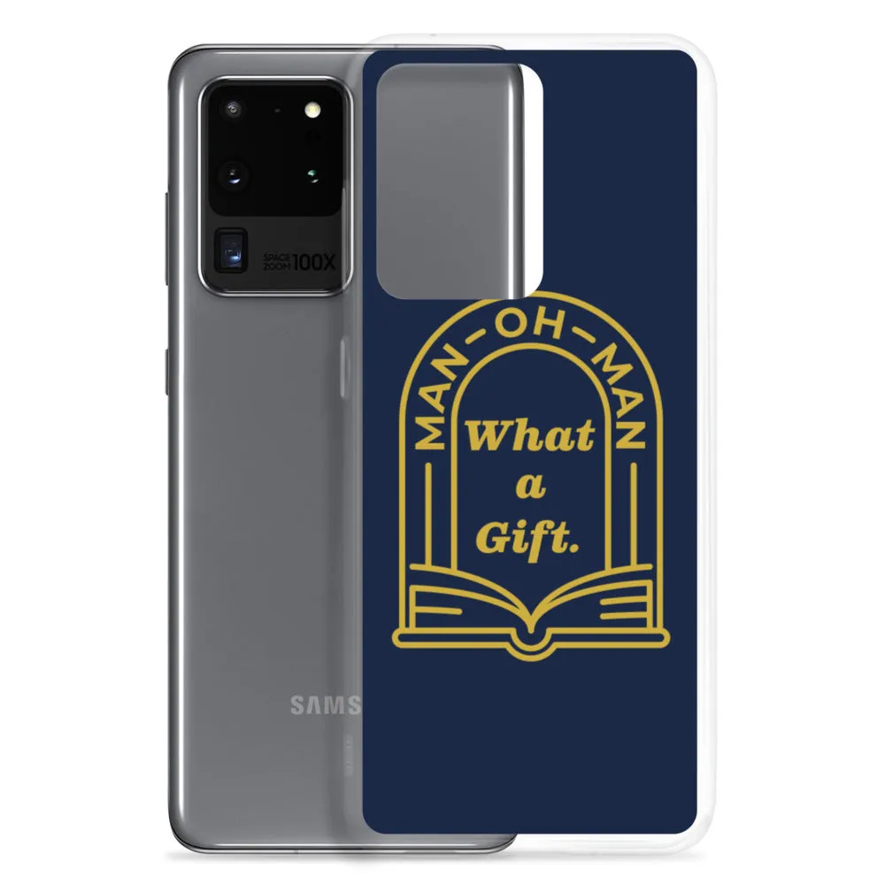 Man-oh-Man Bible in a Year Samsung Phone Case - Navy