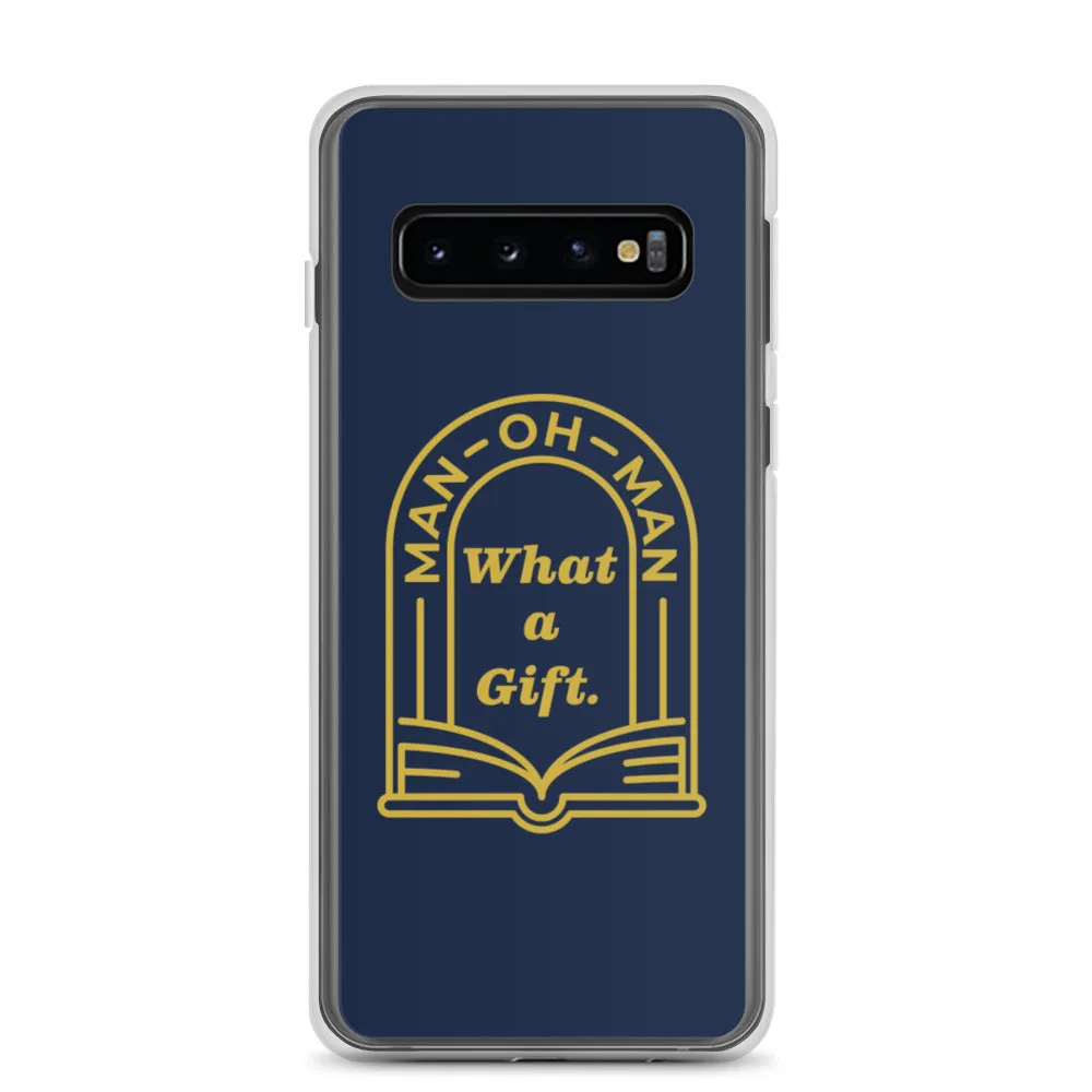 Man-oh-Man Bible in a Year Samsung Phone Case - Navy